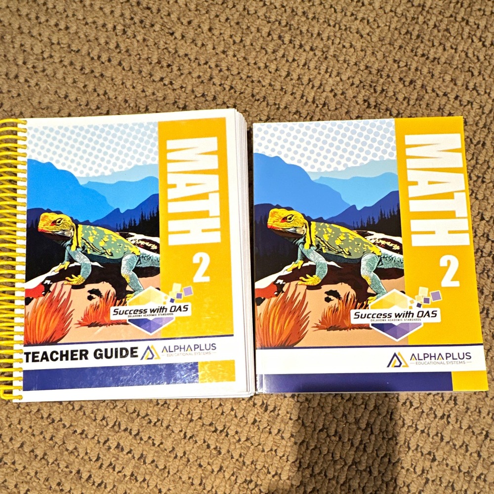 Homeschooling AlphaPlus Success with OAS Math 2 Student Book & Teacher's Ed